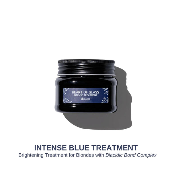 Davines Heart of Glass Mask: Brightening Blue Treatment for Blonde Hair 150ml Davines Heart of Glass Mask: Brightening Blue Treatment for Blonde Hair 150ml
