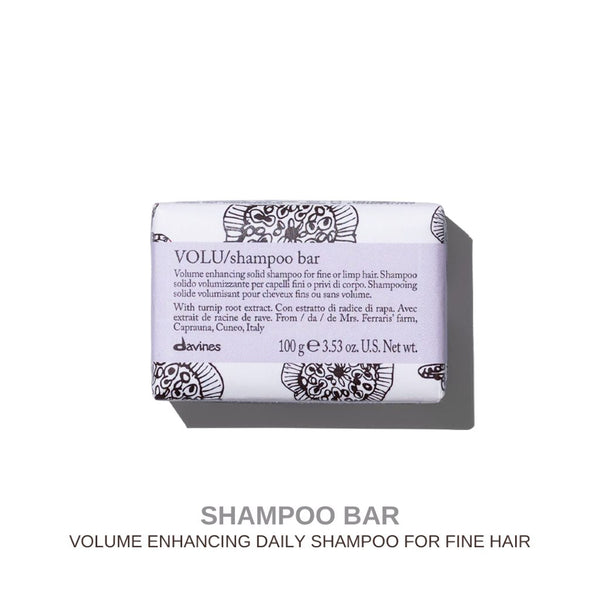 Davines VOLU Shampoo Bar: Volume Enhancing Solid Shampoo for Fine or Limp Hair Davines VOLU Shampoo Bar: Volume Enhancing Solid Shampoo for Fine or Limp Hair