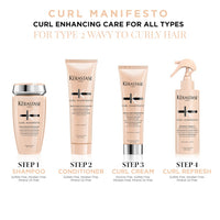 Kérastase Curl Manifesto Curl Enhancing Ritual for Wavy to Curly Hair