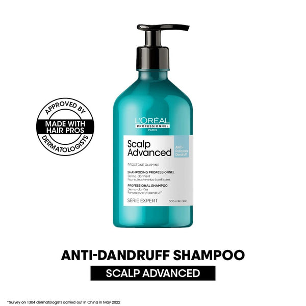L'Oreal Professionnel Serie Expert Scalp Advanced Anti-Dandruff Shampoo 500ml L'Oreal Professionnel Serie Expert Scalp Advanced Anti-Dandruff Shampoo 500ml