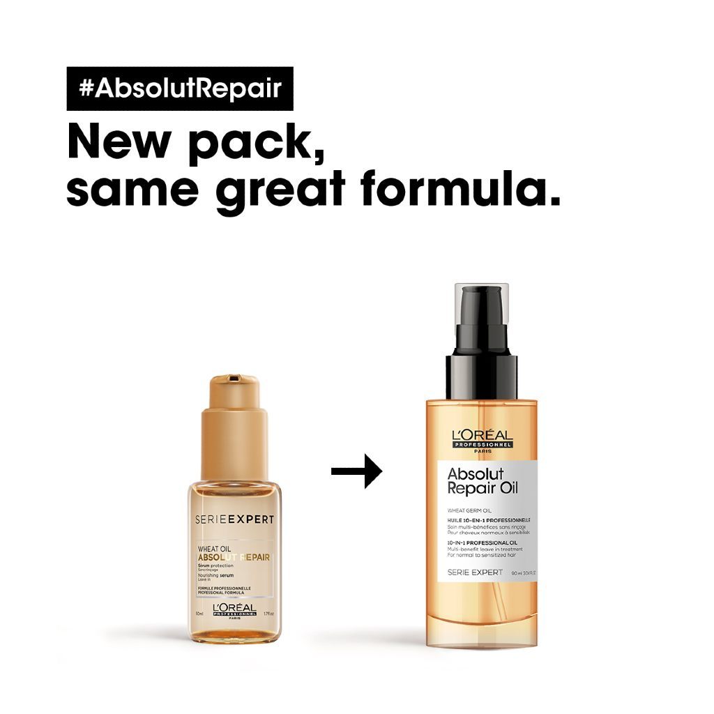 L'Oréal Serie Expert Absolut Repair Gold 10-in-1 Perfecting Oil - HairMNL