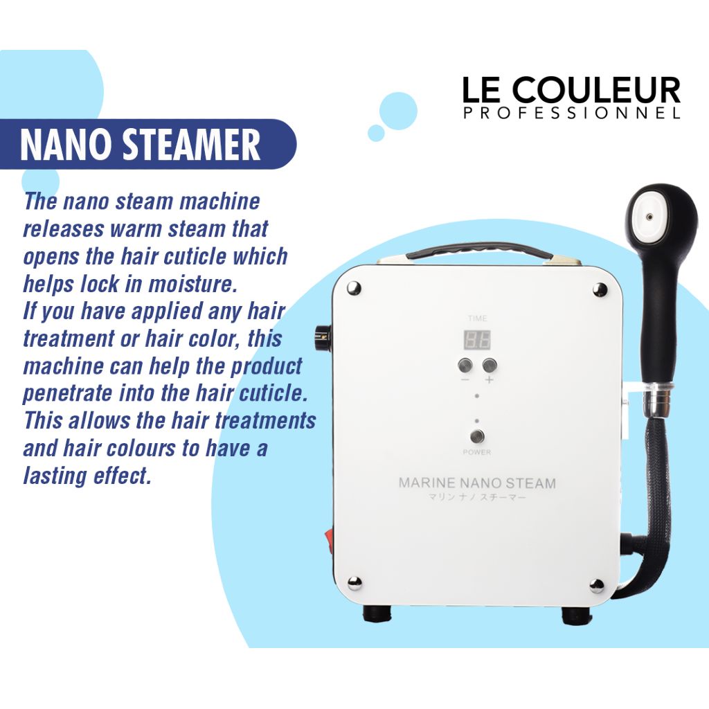 Le Couleur Professionnel Nano Steam & Frozen Iron Machine - HairMNL