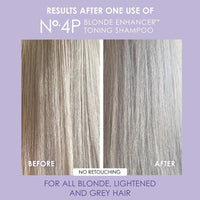 Olaplex No.4P: Blonde Enhancer Toning Shampoo Results