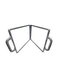 HairMNL HairMNL Tools and Accessories Double Mirror in Matte Silver