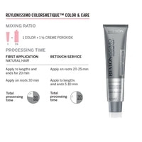 Revlon Pro Colorsmetique Color & Care Permanent Hair Color - Backbar - HairMNL