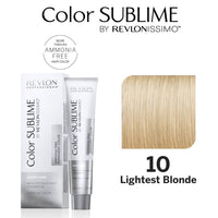 Revlon Professional Color Sublime Ammonia Free Hair Color Tube 10 Lightest Blonde