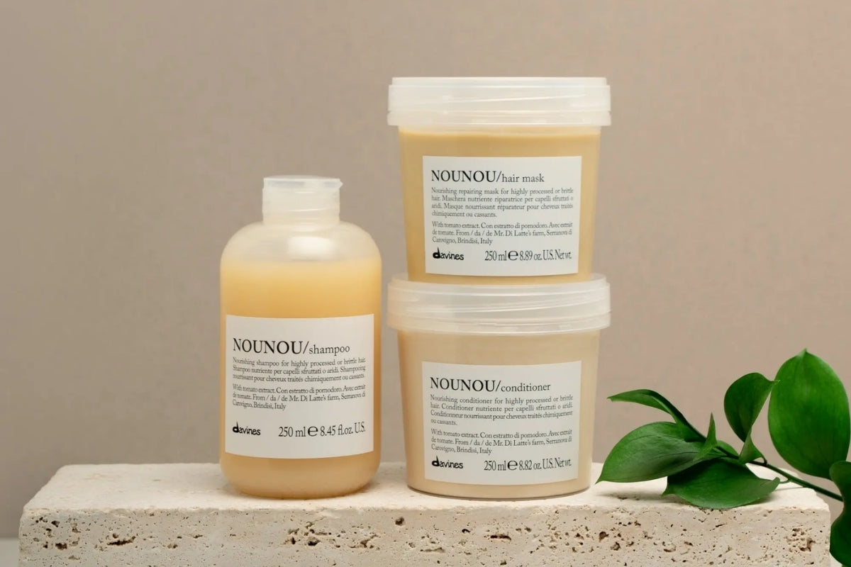 Davines Nounou Shampoo, Conditioner and Mask - HairMNL