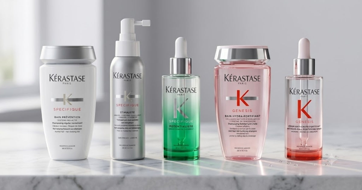 Kérastase Spécifique vs. Genesis: Which Line Is Right for Your Hair Fall & Scalp?