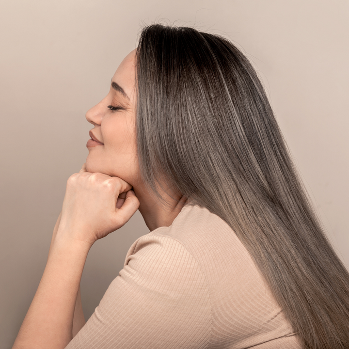 Hide Gray Hair on Brunettes