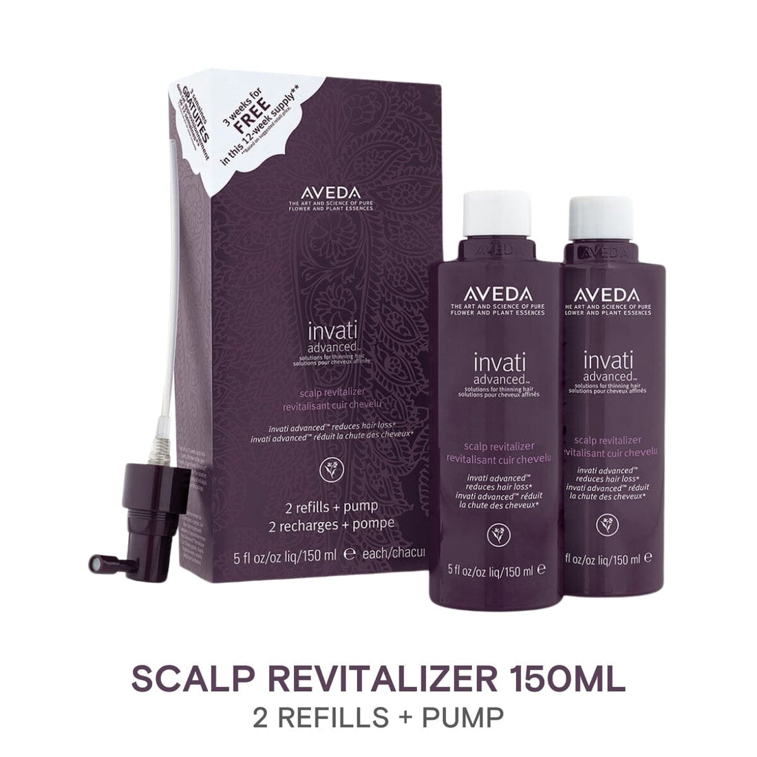 AVEDA Invati Advanced Scalp Revitalizer Duo Refill Pack 150ml - HairMNL
