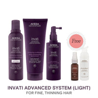 AVEDA Invati Advanced™ System Light Thickening Set with FREE Phomollient Styling Foam 50ml and Thickening Tonic 30ml - HairMNL