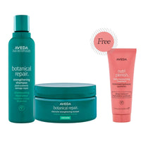 Aveda AVEDA Botanical Repair Ultimate Damaged Repair and Anti-Split Ends Exclusive Set FREE Nutriplenish Daily Treatment Deep Moisture 40ml | Shampoo + Rich 200ml