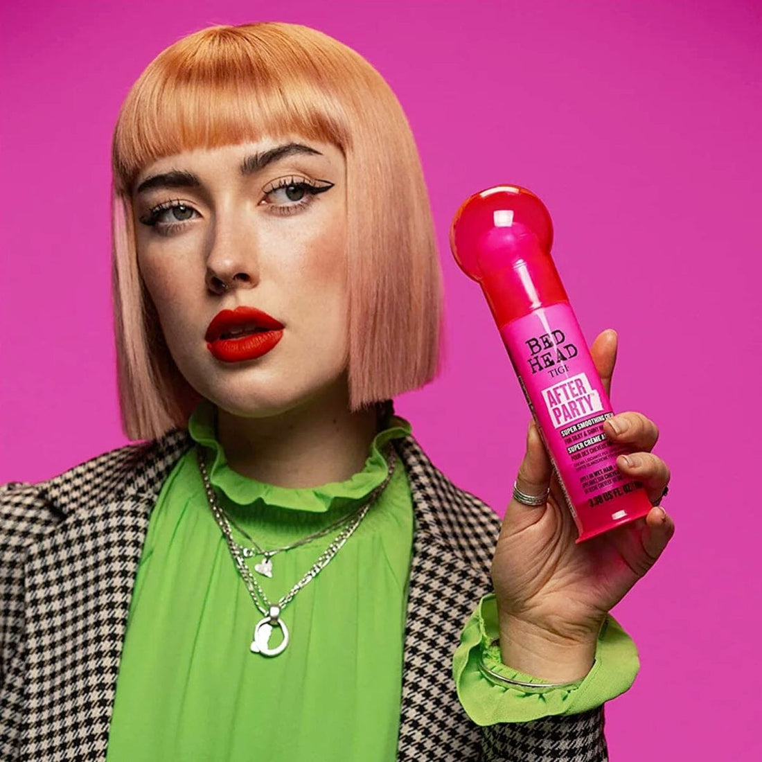 Bed Head by TIGI After Party: Smoothing Cream for Silky, Shiny, Healthy Looking Hair 100ml - HairMNL