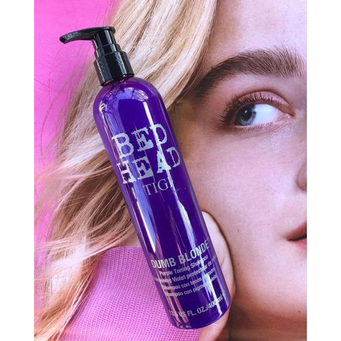 HairMNL Bed Head by TIGI Dumb Blonde Purple Toning Shampoo: With Purple Toning Pigment 400ml