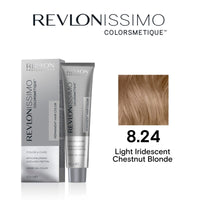 Revlon Pro Colorsmetique Color & Care Permanent Hair Color Tube - 8.24 Light Iridescent Chestnut Blonde - HairMNL
