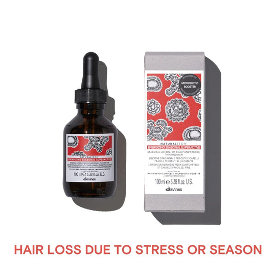 Davines Energizing Seasonal Superactive Treatment 100ml Hair Loss Due to Stress or Season - HairMNL