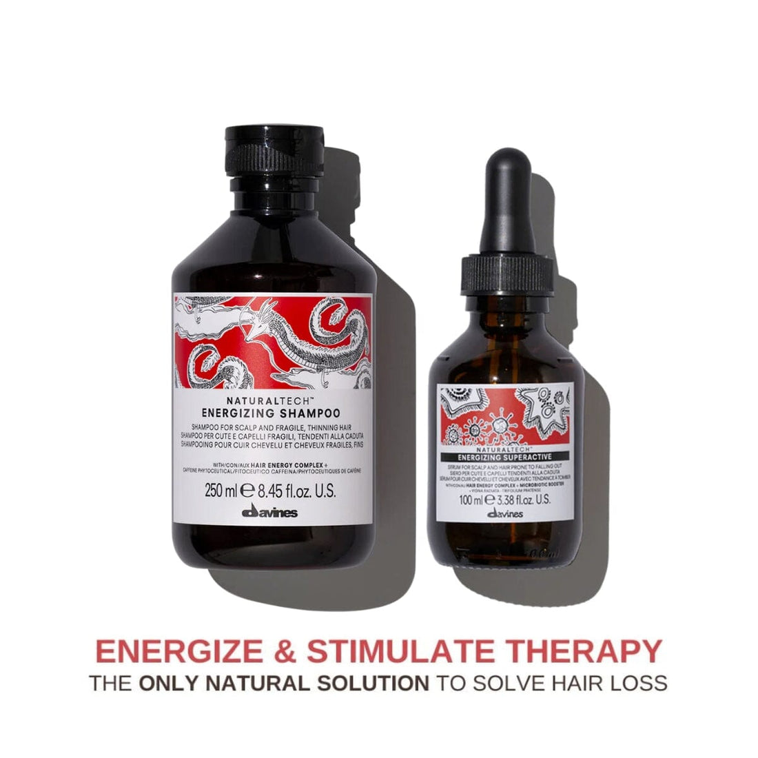 Davines Energizing Superactive Anti Androgenetic Hairloss Therapy Set 250ml - HairMNL