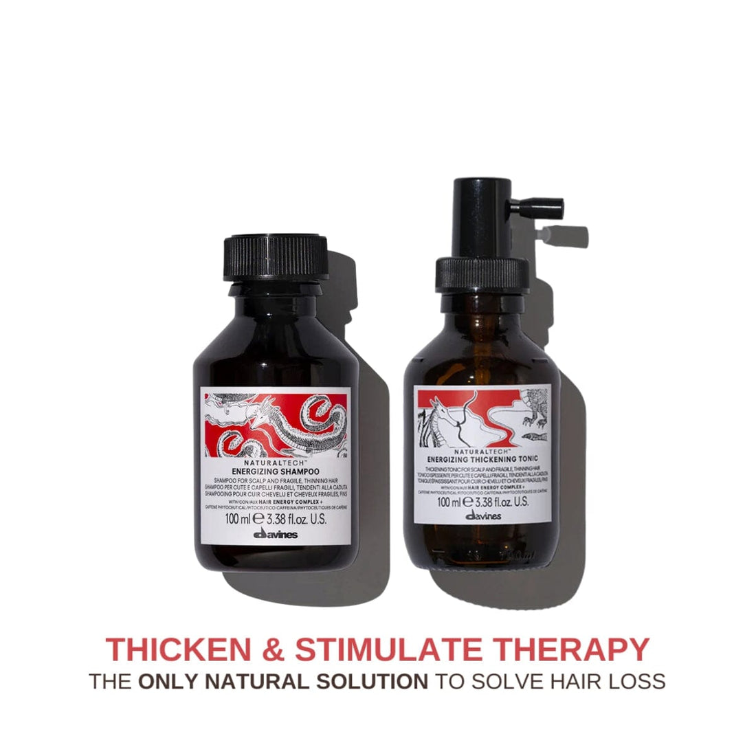 HairMNL Davines Davines Energizing Thickening & Stimulating Therapy Set Shampoo 100ml + Thickening Tonic 100ml 