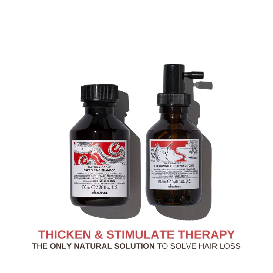Davines Energizing Thickening & Stimulating Therapy Set Shampoo 100ml + Thickening Tonic 100ml - HairMNL