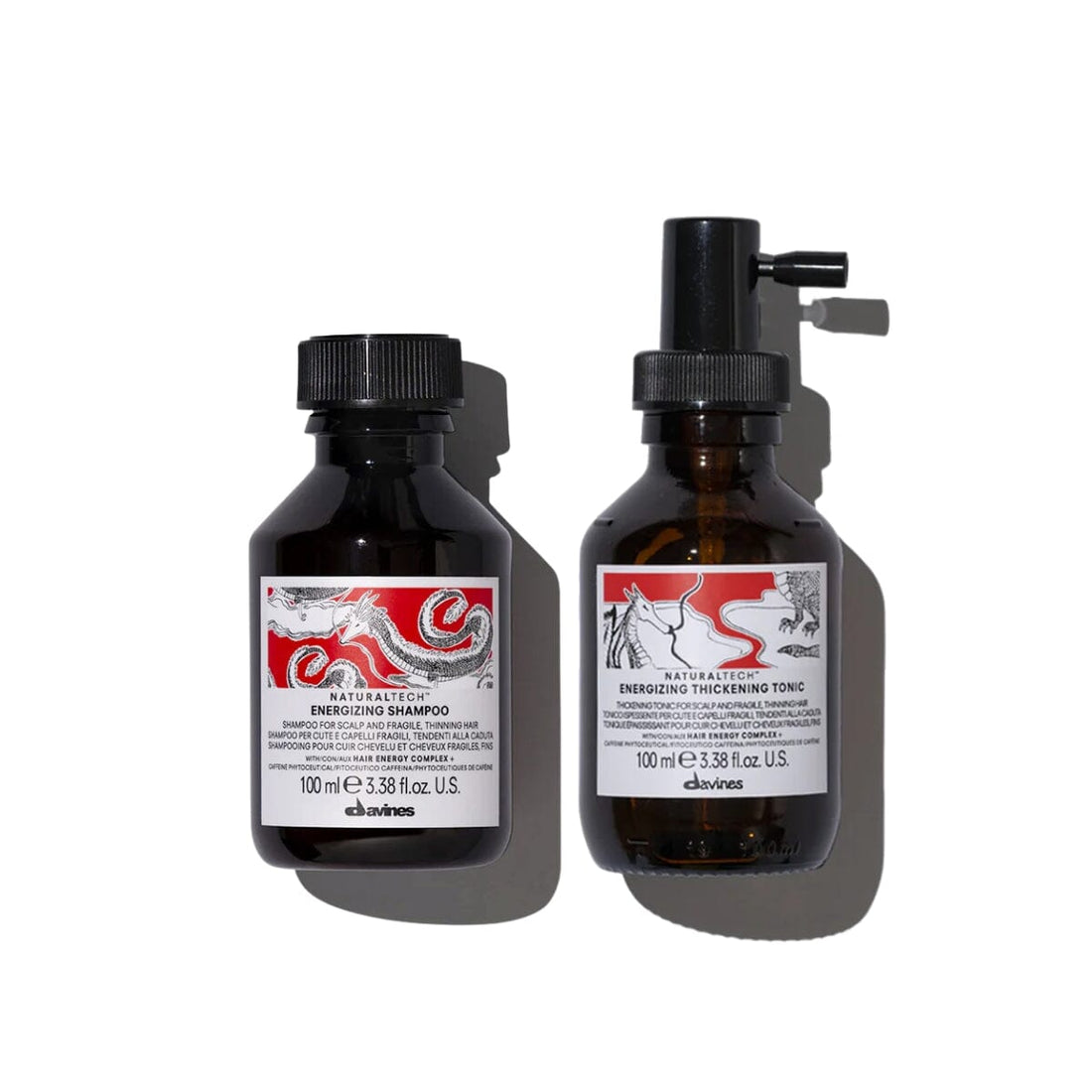 Davines Energizing Thickening & Stimulating Therapy Set Shampoo 100ml + Thickening Tonic 100ml - HairMNL