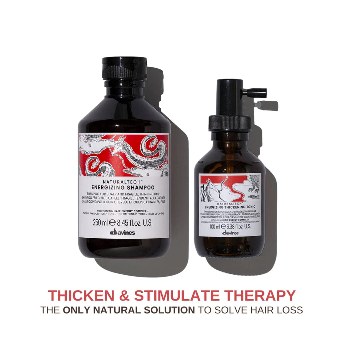 Davines Energizing Thickening & Stimulating Therapy Set Shampoo 250ml + Thickening Tonic 100ml - HairMNL