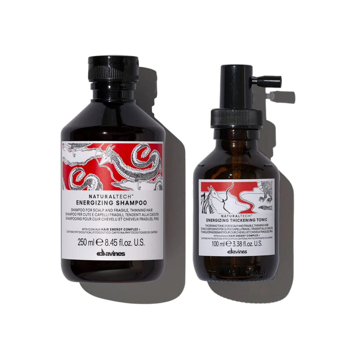 Davines Energizing Thickening & Stimulating Therapy Set Shampoo 250ml + Thickening Tonic 100ml - HairMNL