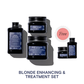 Davines Heart of Glass Blonde Care Set w/ FREE Travel-Sized Shampo & Conditioner - HairMNL