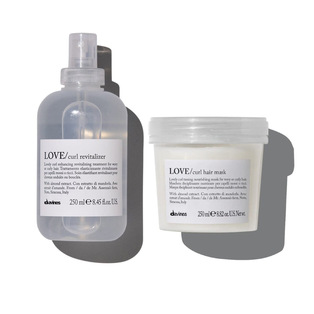 Davines LOVE Curl Revitalizing Set (Revitalizer + Mask) - HairMNL