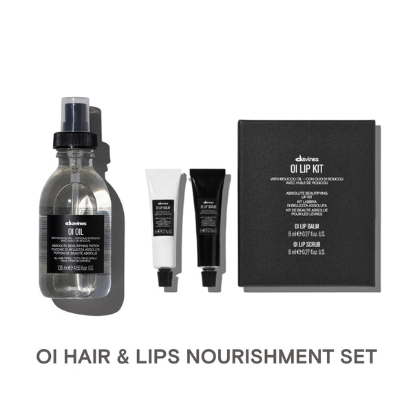 Davines OI Hair & Lips Nourishment Set