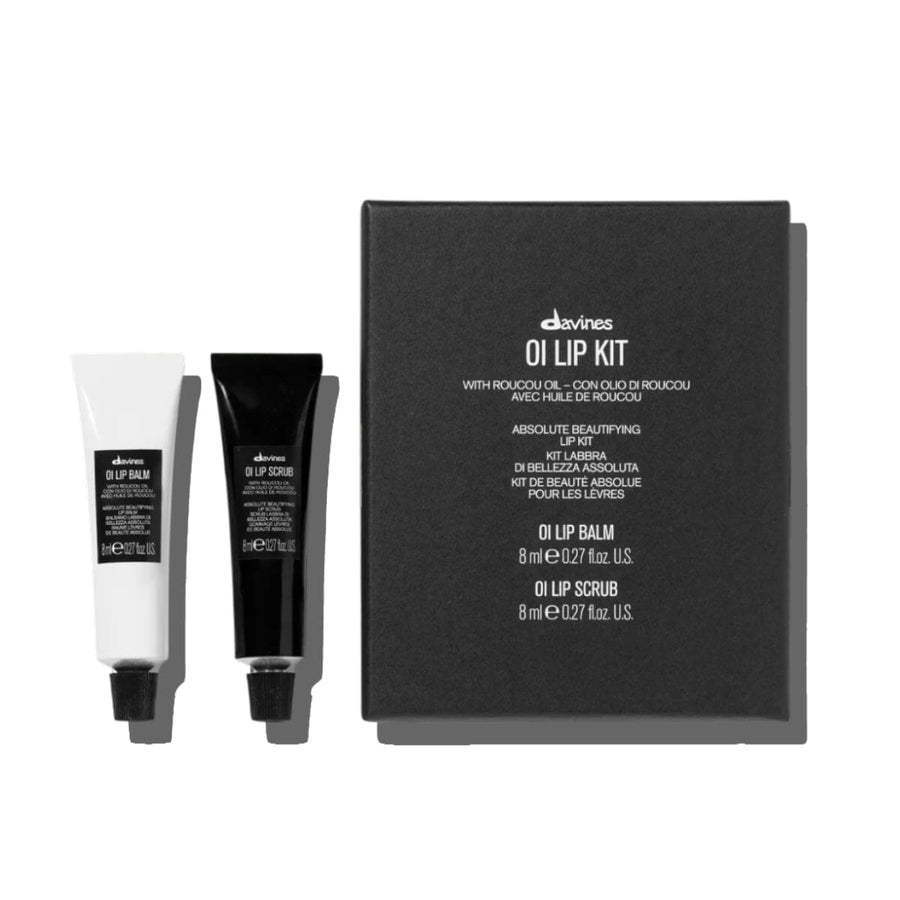 Davines OI Lip Kit Lip Scrub 8ml Lip Balm 8ml - HairMNL