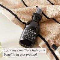 Davines OI All in One Milk: Multi-Benefit Beauty Treatment - - Combines multiple hair care benefits in one product