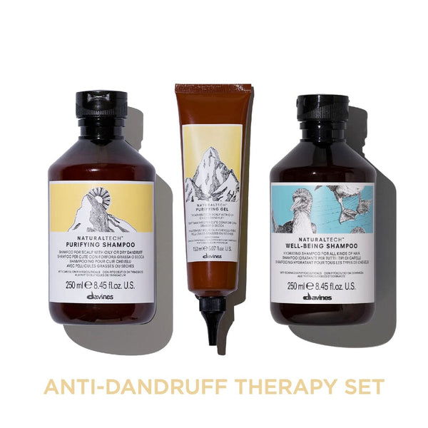 Davines Purifying and Well-Being Anti-Dandruff Therapy Set