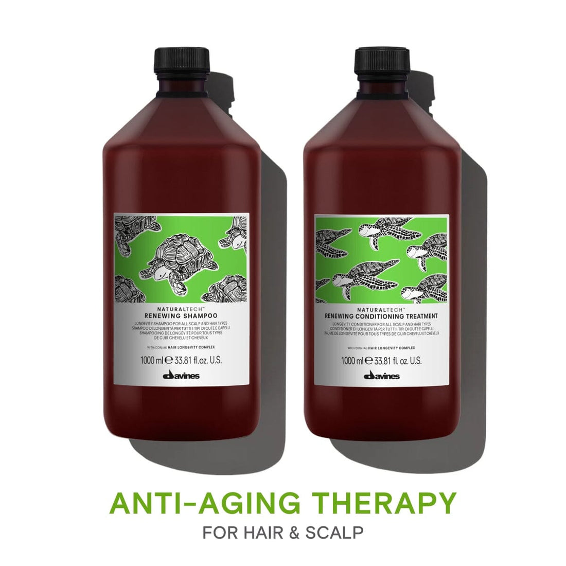 Davines Renewing Anti-Aging Shampoo & Conditioner Duo 1000ml - HairMNL