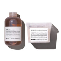 Davines SOLU Shampoo 250ml Sea Salt Scrub Cleanser 250ml - HairMNL