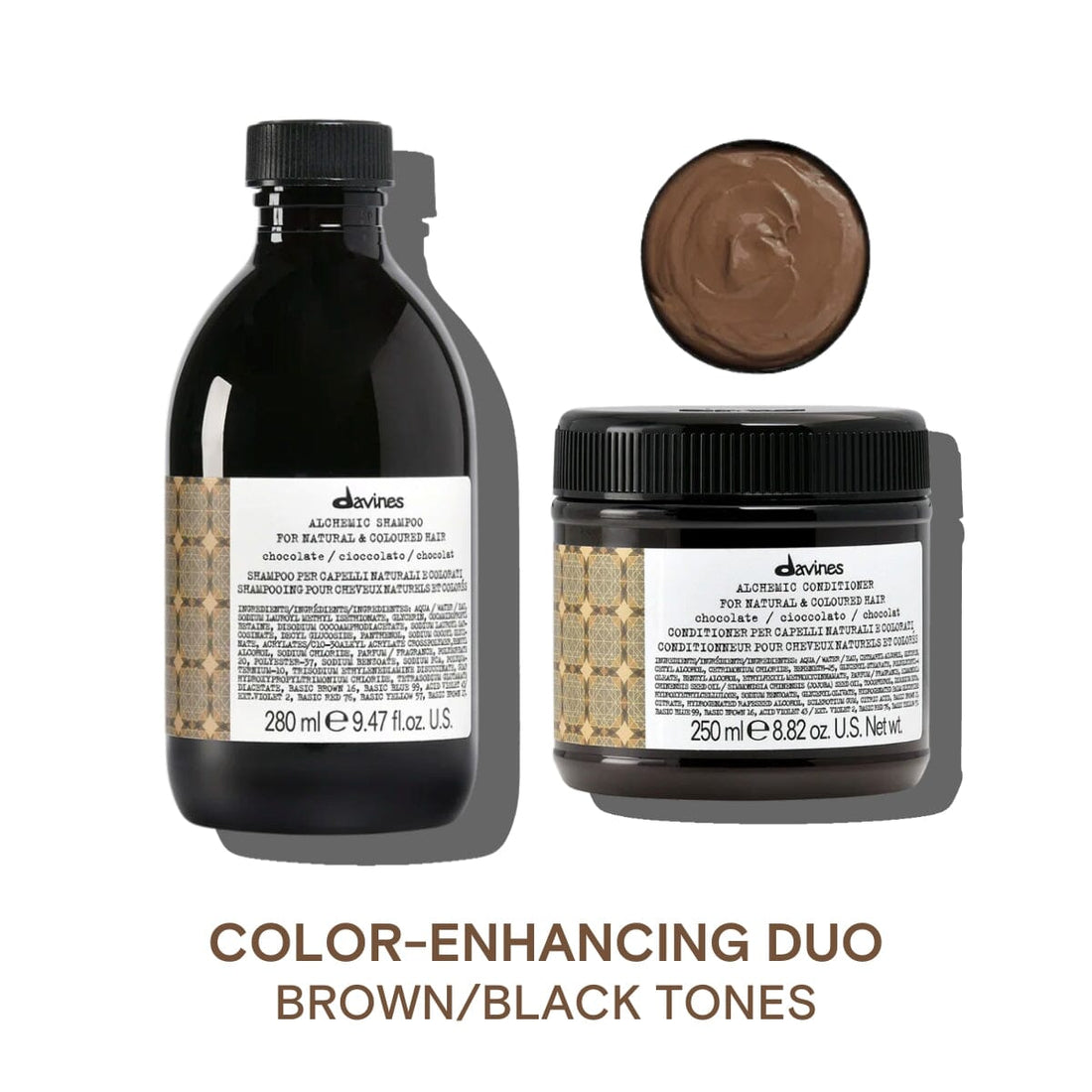 HairMNL Davines Alchemic Chocolate Shampoo & Conditioner