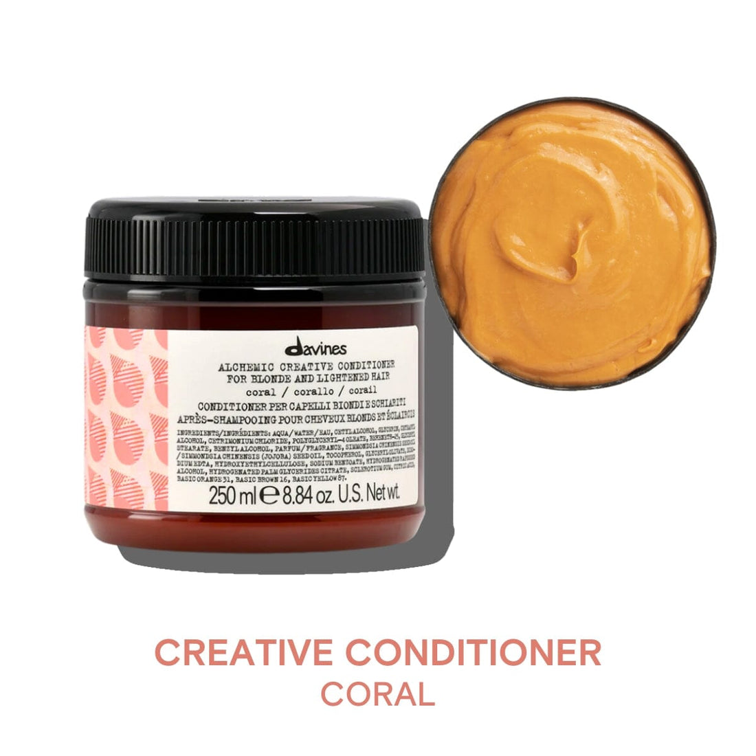 Davines Alchemic Creative Conditioner in Coral 250ml