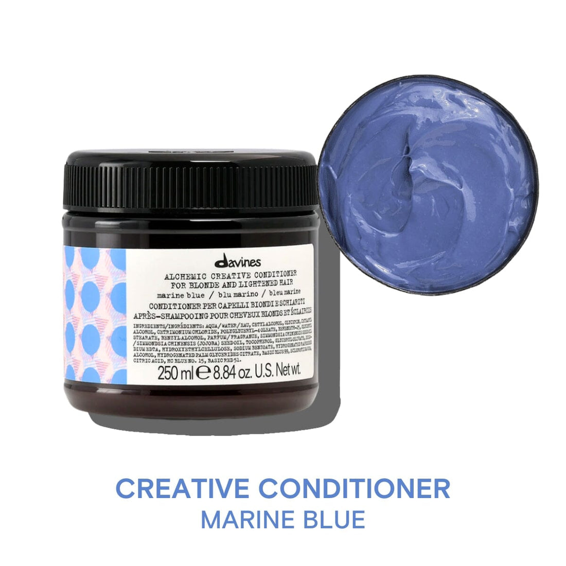 HairMNL Davines Alchemic Creative Conditioner in Marine Blue 250ml