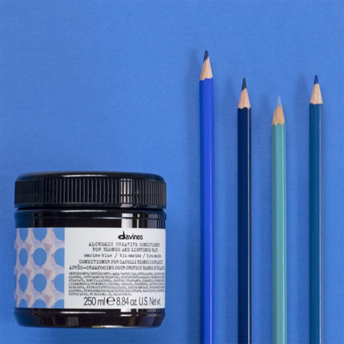 HairMNL Davines Alchemic Creative Conditioner in Marine Blue 250ml