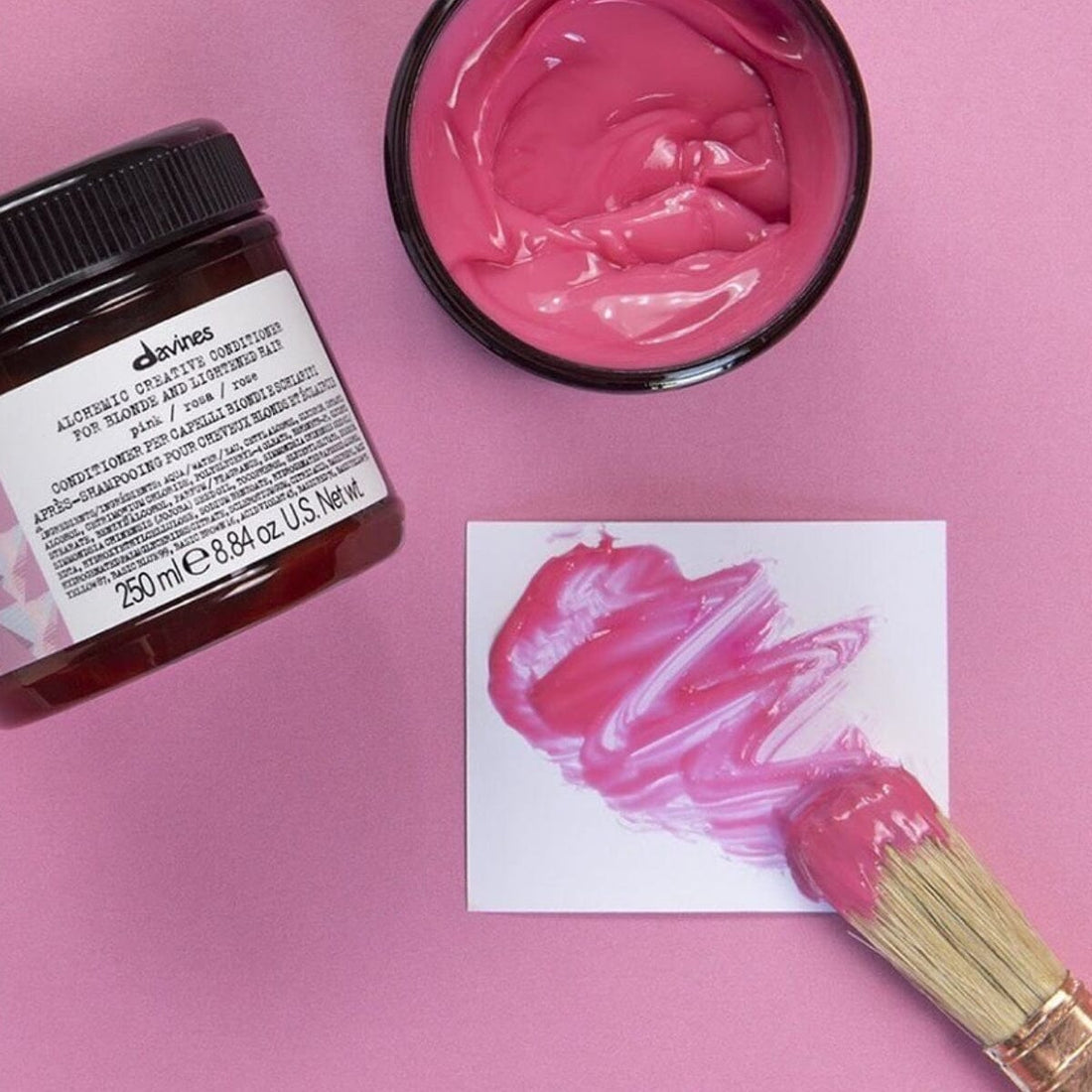 HairMNL Davines Alchemic Creative Conditioner in Pink 250ml