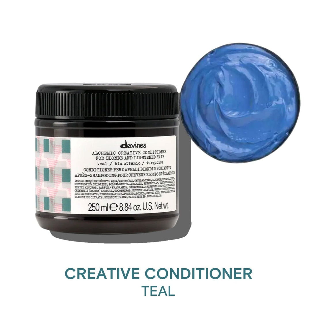 Davines Alchemic Creative Conditioner in Teal