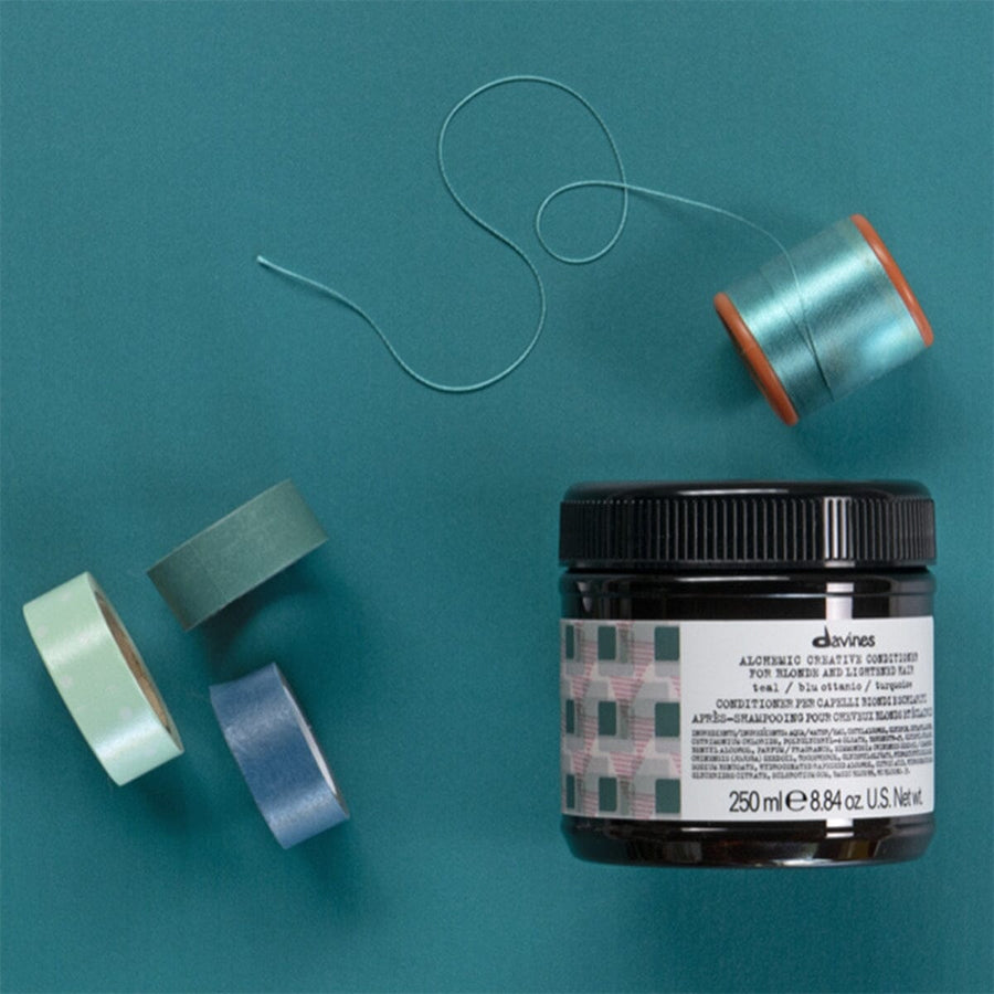 HairMNL Davines Alchemic Creative Conditioner in Teal