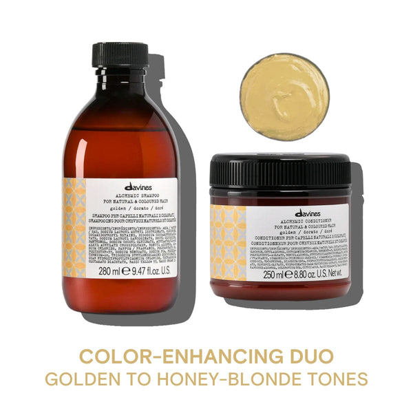 Davines Alchemic Golden Shampoo & Conditioner