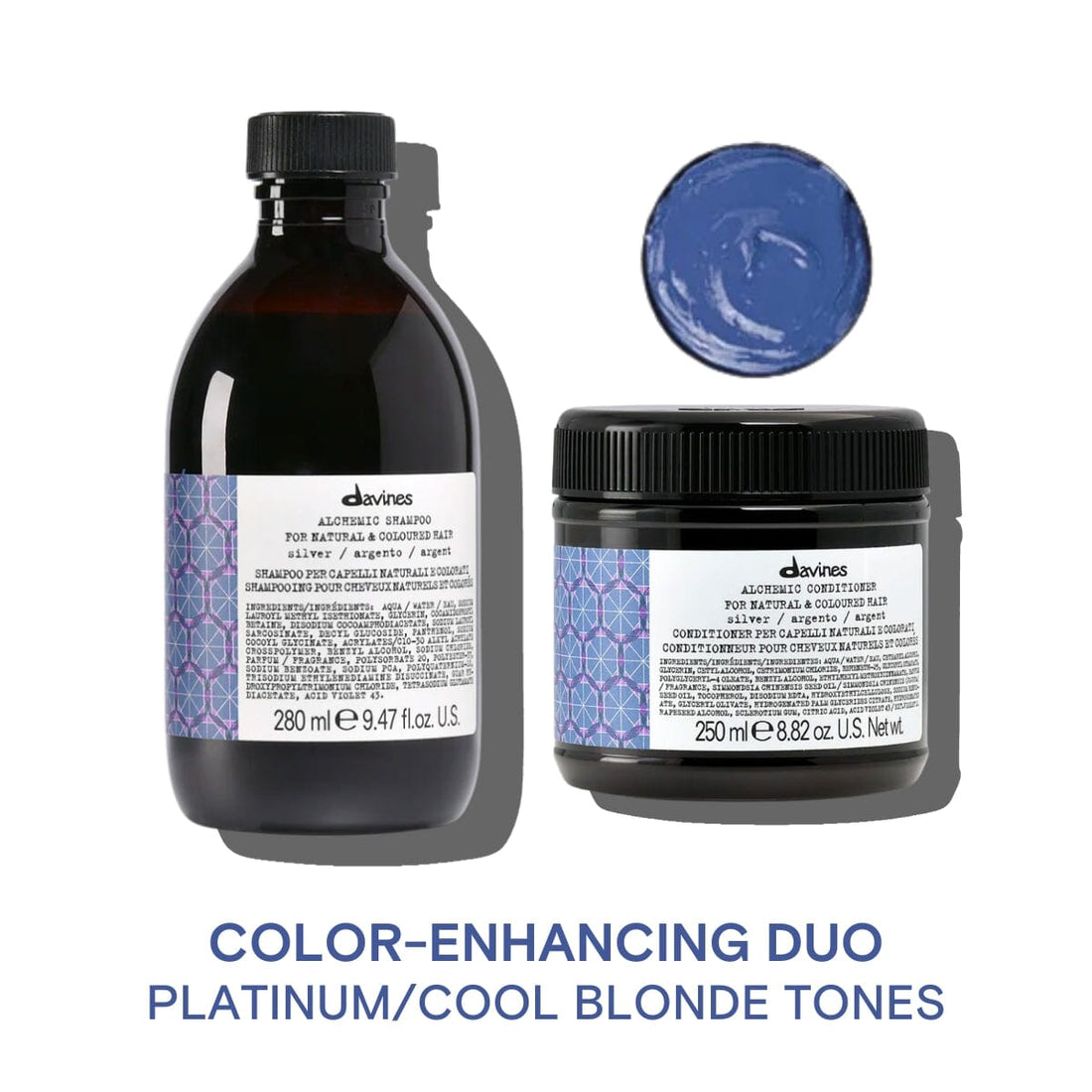 HairMNL Davines Alchemic Silver Shampoo & Conditioner
