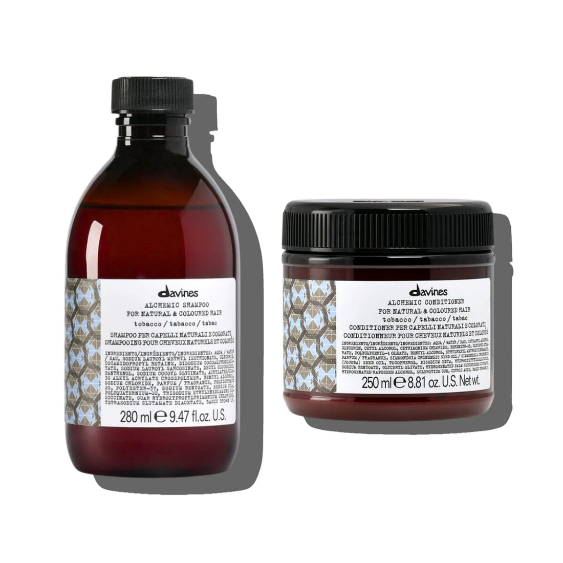 HairMNL Davines Alchemic Tobacco Shampoo & Conditioner