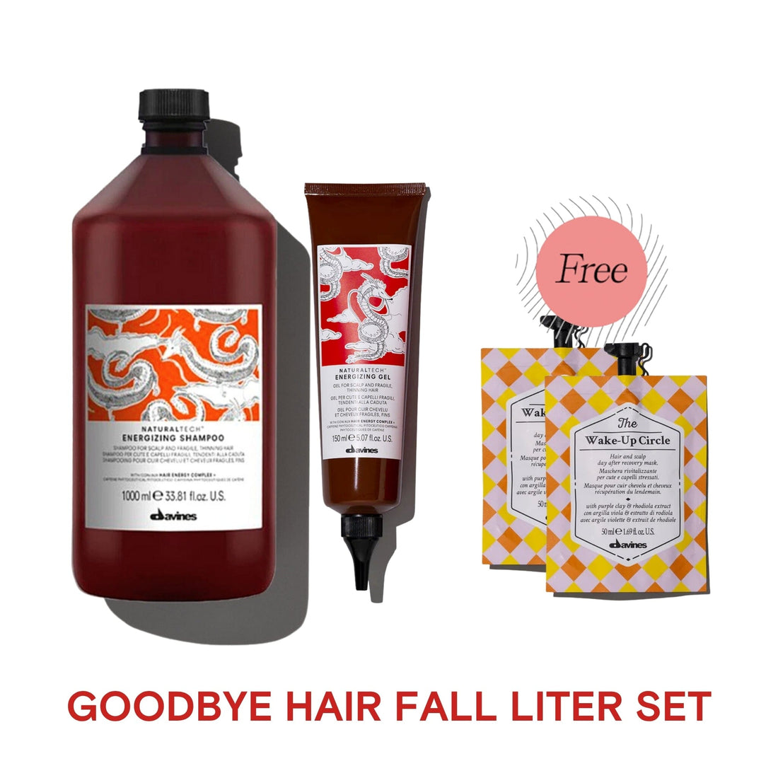 Davines Davines Energizing Goodbye Hairfall Liter Set