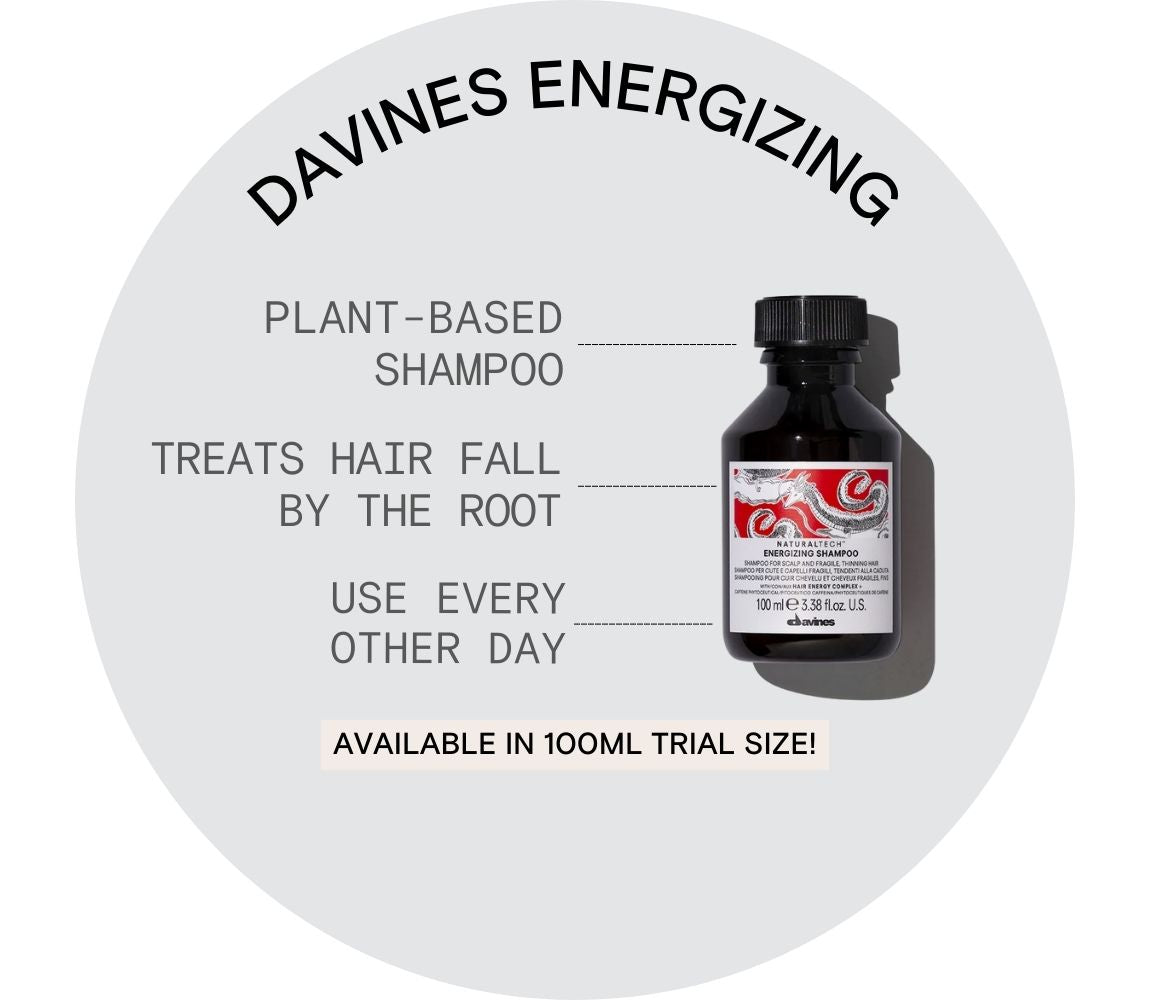 Davines Energizing Shampoo: For Fragile, Thinning Hair 100ml - HairMNL