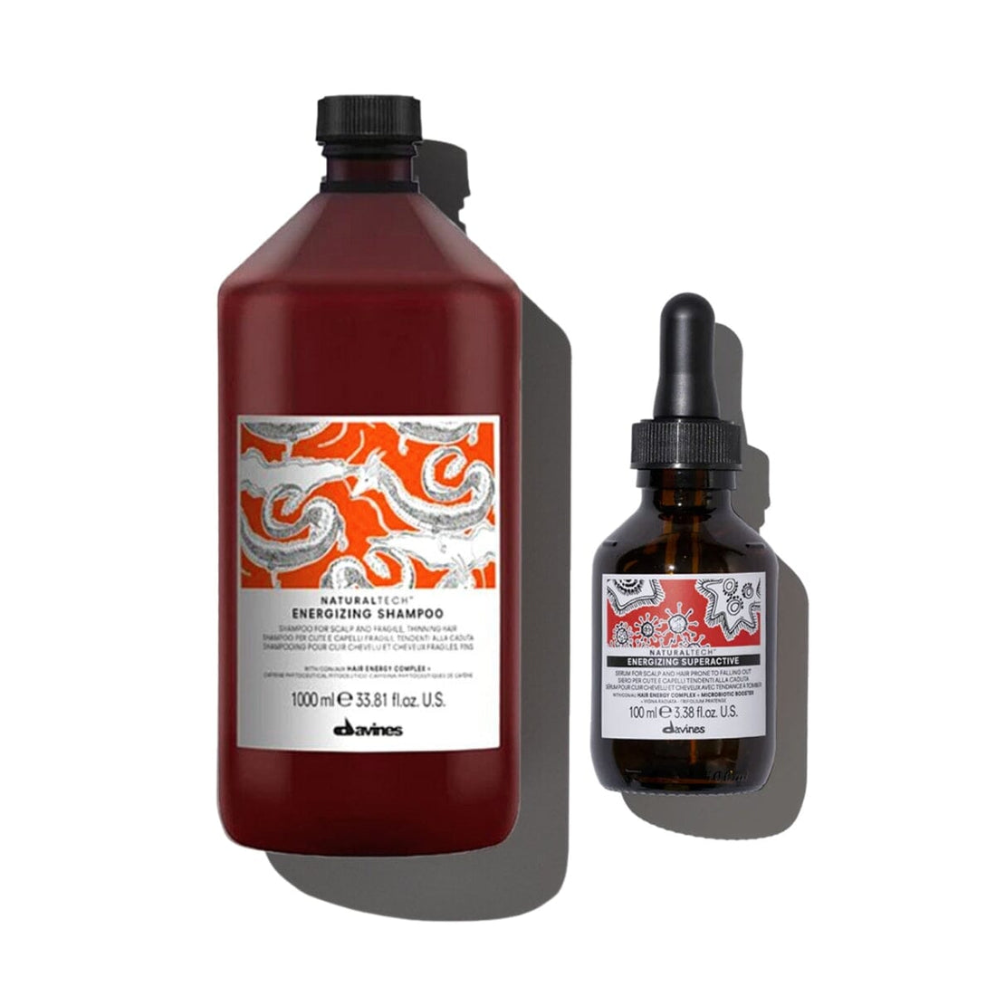 Davines Energizing Shampoo 1000ml Energizing Superactive 100ml - HairMNL