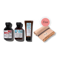 Davines Energizing & Well-Being Anti-Hairfall Travel Set with Free Beach Towel - HairMNL