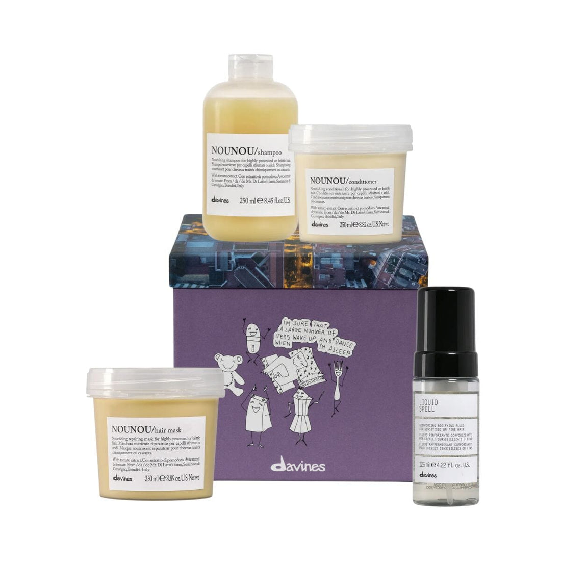 Davines NOUNOU The Liquid Strength Repair Holiday Gift Set - HairMNL