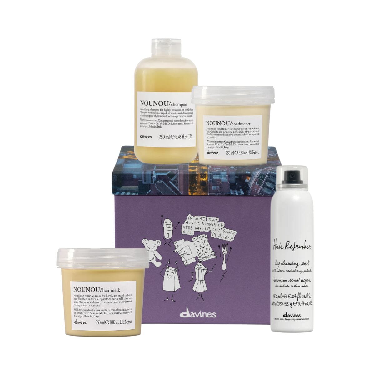 Davines NOUNOU The Repair and Refresh Hair Gift Set | HairMNL